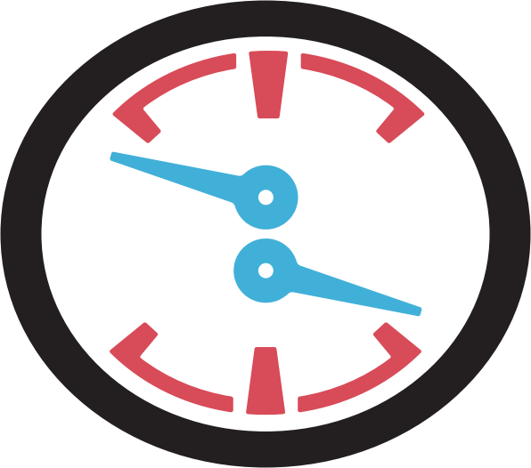 Calibrated Coffee Company gauge logo